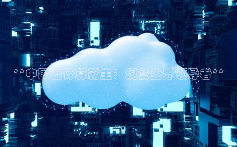 意昂4凯捷娱乐京东**中国云计算霸主：洞察业界领导者**